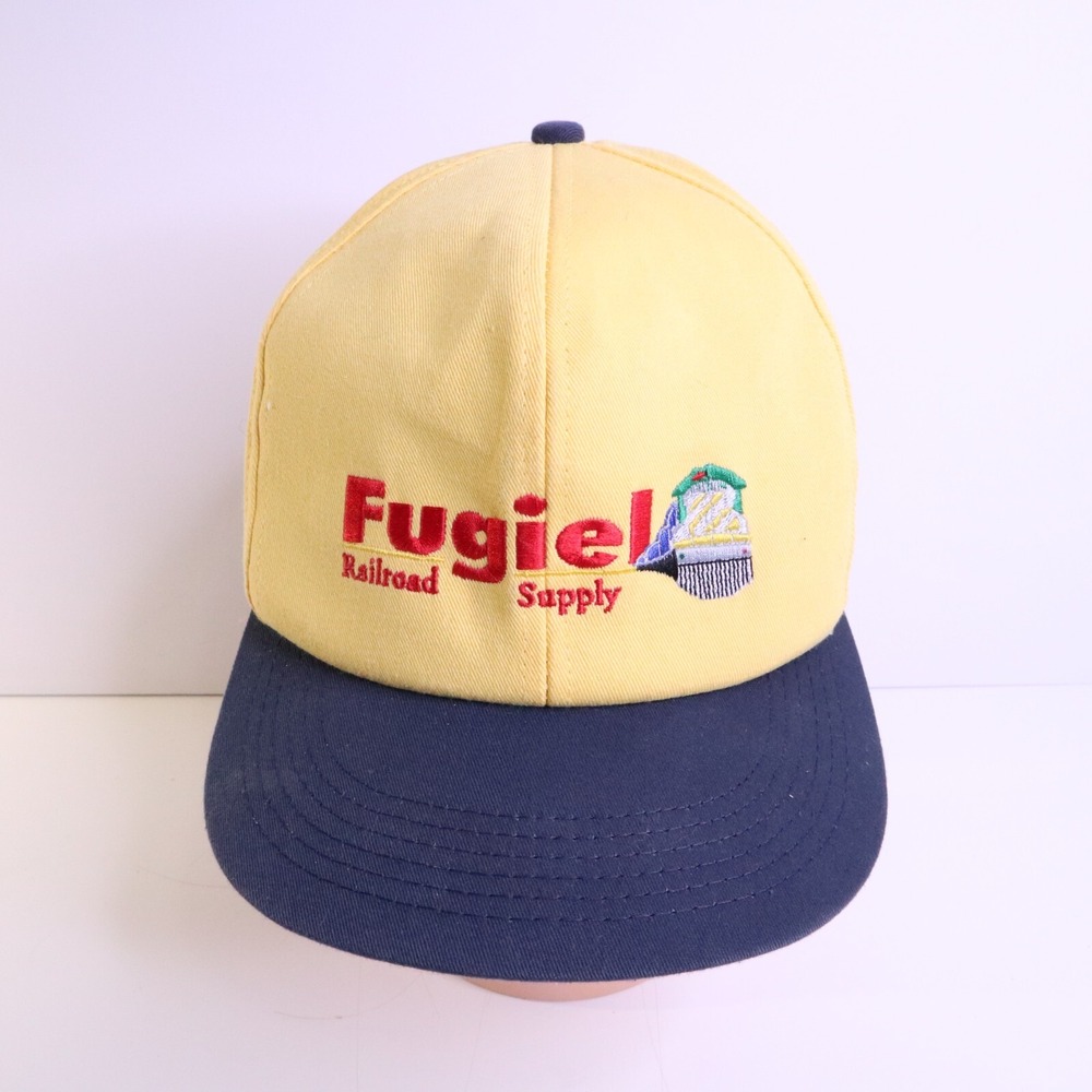 Vintage Fugiel Railroad Supply Legend Made in USA Hat Cap Adjustable